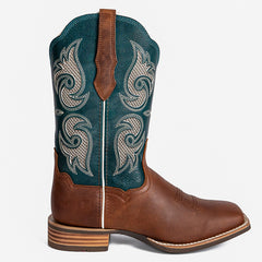 Women's Embroidered Evergreen Cowgirl Boots