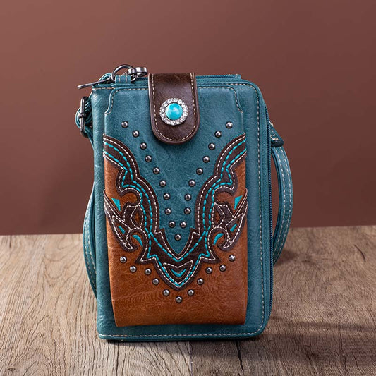 Montana West Cut-out Collection Phone Wallet/Crossbody
