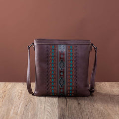 Montana West Aztec Embossed  Collection Crossbody Bag