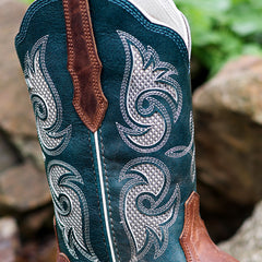 Women's Embroidered Evergreen Cowgirl Boots