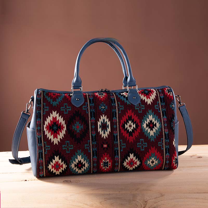 Montana West Aztec Tapestry Collection Weekender Bag