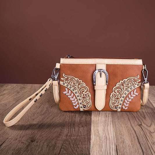Montana West Cut-Out /Buckle Collection Clutch/Crossbody
