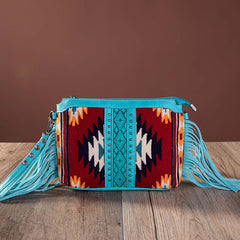 Montana West Aztec Tapestry Crossbody/Clutch/Wristlet