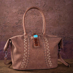 Montana West Tooled Collection Concealed Carry Tote/Crossbody