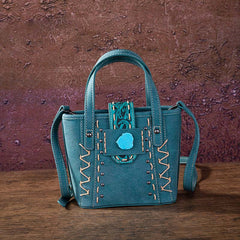 Montana West Tooled Collection Small Tote/Crossbody