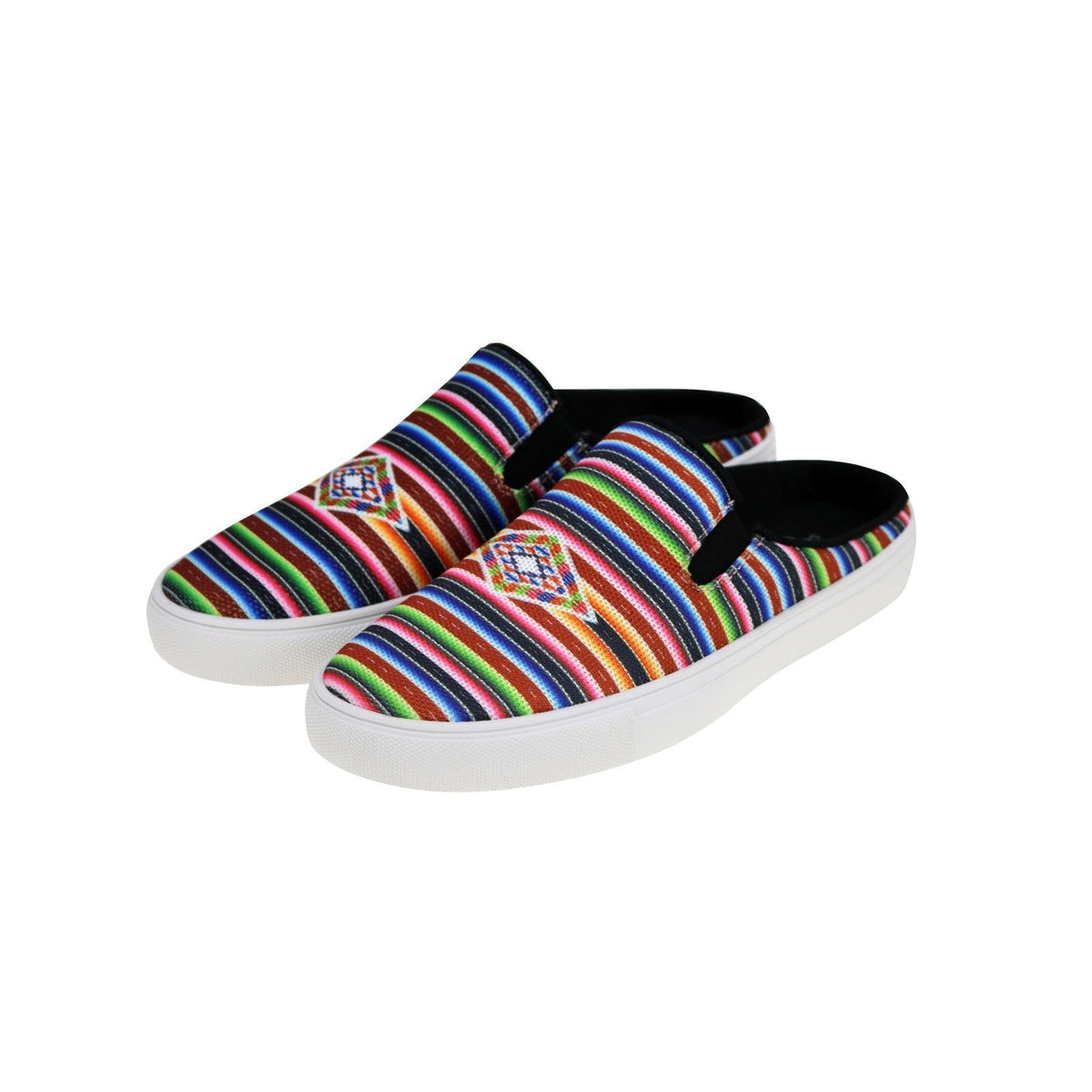 Montana West Southwestern Print Collection Sneaker Slides