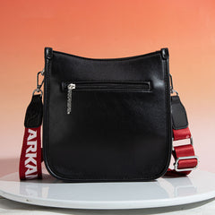 University of Arkansas Razorbacks Crossbody Purse With Wristlet Keychain