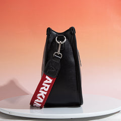 University of Arkansas Razorbacks Crossbody Purse With Wristlet Keychain