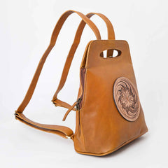Montana West 100% Genuine Oily Calf Leather Backpack