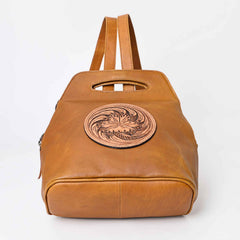 Montana West 100% Genuine Oily Calf Leather Backpack