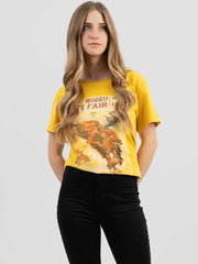 Women's Mineral Wash "Rodeo State Fair" Graphic Short Sleeve Tee