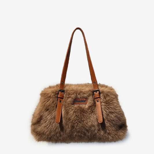 Montana West Fluffy Plush Faux Fur Bag (Pre-Order)