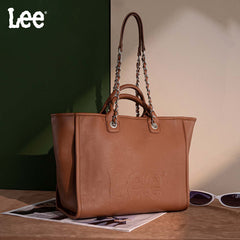 LEE Top Handle/Chain Strap Wide Tote