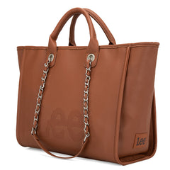 LEE Top Handle/Chain Strap Wide Tote