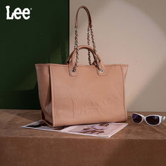 LEE Top Handle/Chain Strap Wide Tote
