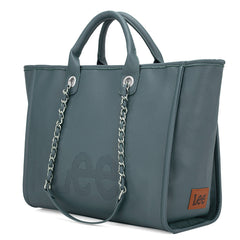 LEE Top Handle/Chain Strap Wide Tote