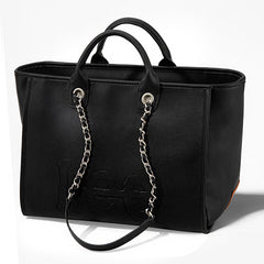 LEE Top Handle/Chain Strap Wide Tote