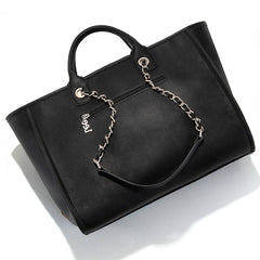 LEE Top Handle/Chain Strap Wide Tote