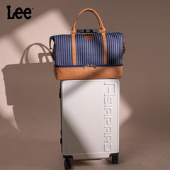 LEE Striped Collection Canvas Duffle Bag