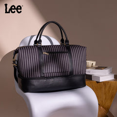 LEE Striped Collection Canvas Duffle Bag