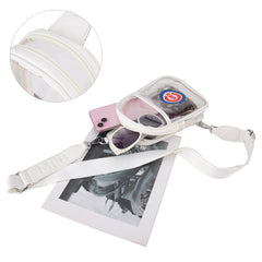 MLB-CB30-001 MLB Chicago Cubs Clear Mini Sling Stadium Bag