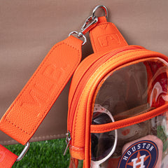 MLB Houston Astros Team Clear Mini Sling Stadium Bag