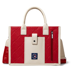 MLB Atlanta Braves Team Whipstitch Tote/Crossbody-Red