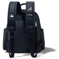 MLB Atlanta Braves Sports Baseball Backpack-Navy