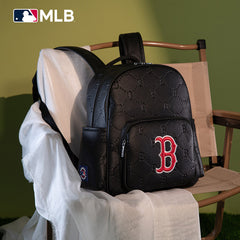 MLB Boston Red Sox Sports Baseball Backpack-Black