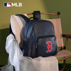 MLB Boston Red Sox Sports Baseball Backpack-Navy