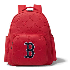 MLB Boston Red Sox Sports Baseball Backpack-Red