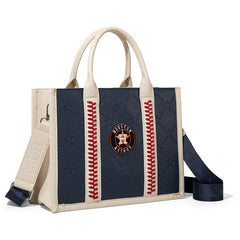 MLB Houston Astros Team Whipstitch Tote/Crossbody-Blue