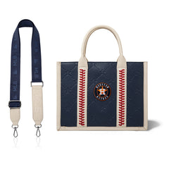 MLB Houston Astros Team Whipstitch Tote/Crossbody-Blue