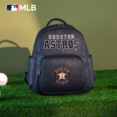 MLB Houston Astros Sports Baseball Backpack-Navy