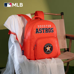 MLB Houston Astros Sports Baseball Backpack-Orange