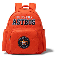 MLB Houston Astros Sports Baseball Backpack-Orange