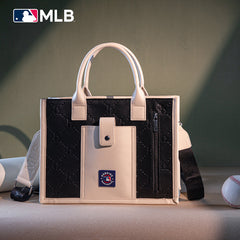 MLB Los Angeles Dodgers Team Whipstitch Tote/Crossbody-Black