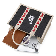 MLB Los Angeles Dodgers Team Whipstitch Tote/Crossbody-Black