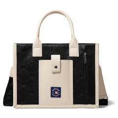 MLB Los Angeles Dodgers Team Whipstitch Tote/Crossbody-Black