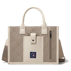 MLB Los Angeles Dodgers Team Whipstitch Tote/Crossbody-Camel