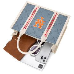 MLB New York Mets Team Whipstitch Tote/Crossbody-Jean
