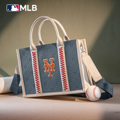 MLB New York Mets Team Whipstitch Tote/Crossbody-Jean