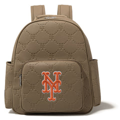 MLB New York Mets Sports Baseball Backpack-Camel