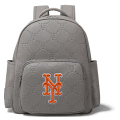 MLB New York Mets Sports Baseball Backpack-Grey