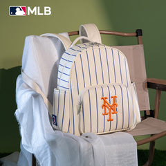 MLB New York Mets Sports Baseball Backpack-Stripe