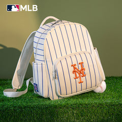MLB New York Mets Sports Baseball Backpack-Stripe