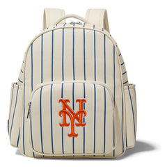 MLB New York Mets Sports Baseball Backpack-Stripe