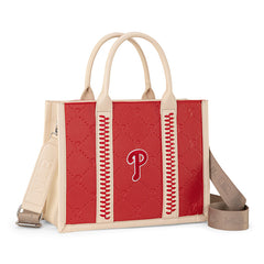 MLB Philadelphia Phillies Team Whipstitch Tote/Crossbody-Red