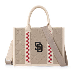 MLB San Diego Padres Team Whipstitch Tote/Crossbody-Camel