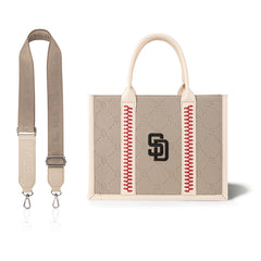 MLB San Diego Padres Team Whipstitch Tote/Crossbody-Camel